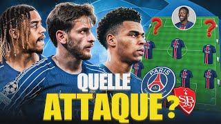  Le 11 IDÉAL du PSG pour se QUALIFIER contre BREST ! (Avec Kvara titulaire ?!)