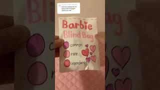 barbie blind bag!  #blindbag #blindbags #craft #diy #barbie #papersquishy #papercraft #asmr