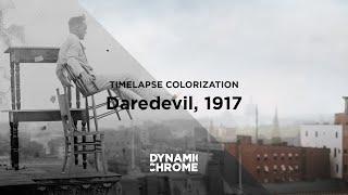 Timelapse Colorization and Restoration: Daredevil, 1917