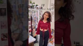 my top 10 basic tops ‍#styleonabudget #haul #basictops #top10 #tops