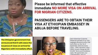 Ethiopia Airline Bans Visa on Arrival For Nigerians + Dubai Travel Updates