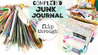 COMPLETE JUNK JOURNAL FLIP THROUGH | Creative Journaling Ideas