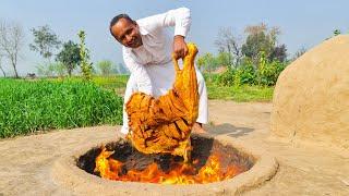 4 Hours Of Roasting A Huge Thigh OF Beef In A Tandoor | Very Expensive Delicacy | Mubashir Saddique