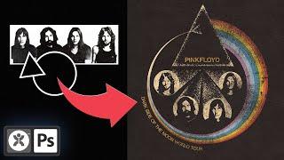 Recreating A Vintage Pink Floyd Graphic From Scratch