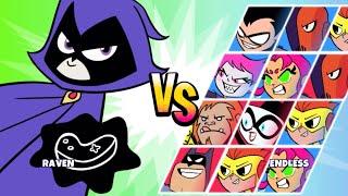 Teen Titans Go Jump Jousts 2 Raven vs All Who’s Better Fighter than Raven | Cartoon Network Games