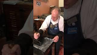Howard Demonstrates How To Clean The Ink Stone