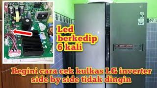 How to check your LG inverter side by side refrigerator is not cold