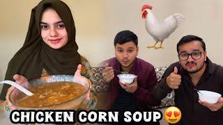 Resturent style chicken corn soupwith recipe poori dunya mai esa nahi milta