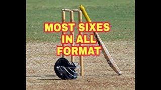 Most Sixes In all Formats