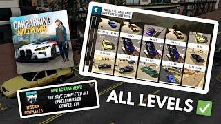  All levels completed in 1 HOUR in Car Parking Multiplayer 