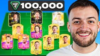 100,000 FC 25 POINTS Decides My Team..