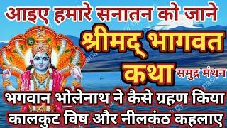 समुद्र मंथन की कथा || Samudra Manthan Ki Katha || Shreemad Bhagwat Katha||Sanatan gyan or upasana