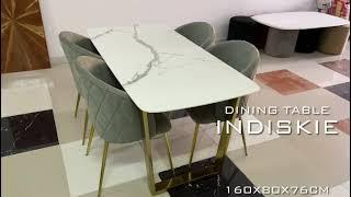 INDISKIE furniture INDISKIE ART DECO MARBLE DINING COFEE SIDE NESTING TA LES GOLD FINISH Ss PVD