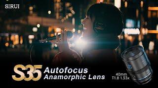 SIRUI Unveils the 40mm T1.8 1.33x Autofocus Anamorphic Lens – A Dream Lens for Creators