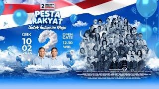  LIVE | Pesta Rakyat untuk Indonesia Maju