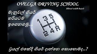 How to Drive Manual Gear Car Easily | ලේසියෙන්ම මැනුවල් කාර්  එලවන්නෙ මෙහෙමයි |Ovelga Driving School