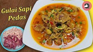 Mantep Banget! Gulai Daging Sapi Pedas Kuah Gurih Kaldu!