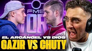 EL ARCÁNGEL VS DIOS ️ BLON REACCIONA A CHUTY VS GAZIR | FMS WORLD SERIES