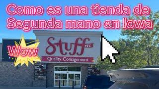 Como se ve una tienda de segunda mano en Iowa city la visitamos hoy