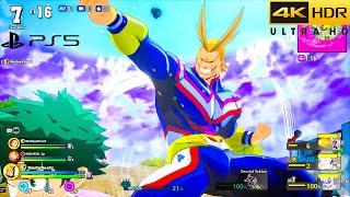 (PS5 4K) MY HERO ULTRA RUMBLE: All Might Hero Champion Victory Win Full Gameplay No Commentary