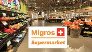 Inside Migros: A Swiss Supermarket Experience with Price Comparisons