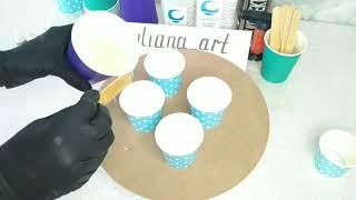 картина Resin art / картина эпоксидной смолой