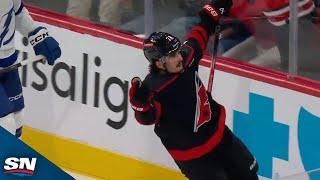 Hurricanes' Jarvis Beats Vasilevskiy For Impressive Shorthanded Goal