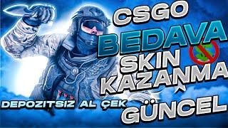 CSGO BEDAVA SKIN VEREN SITELER !! GUNCEL  +15 SITE !!