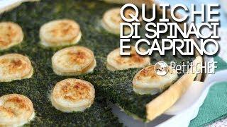 Quiche spinaci e formaggio caprino - Ricetta facile e veloce, PetitChef.it