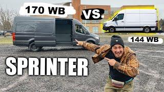 Sprinter 170 Vs 144 for Vanlife: (Test Drive and Impressions)