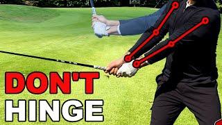 Never Worry About Golf Swing Wrist Hinge Again