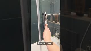 Ванная комната дизайн 3кв.м. Как все уместить в маленькую ванную #дизайнванной