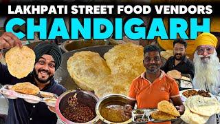CHANDIGARH FOOD TOUR | Chole Bhature , Kulche and  Millet Thali | Street Food | Oyefoodiesingh