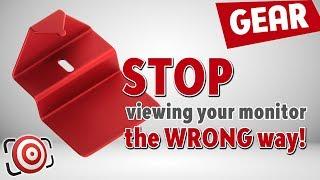 Monitor Viewing Angle Gauge - STOP using your monitor the WRONG way!