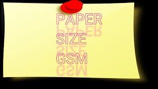 PAPER/SIZE/GSM/PRINT/OFFICE