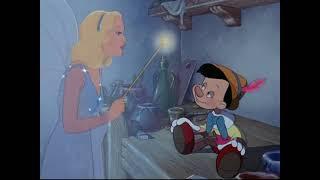 Pinocchio (1940) - The Blue Fairy Fulfills Geppetto's Wish