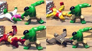 All Big-Fig Character Hulk Angry w/ lizard in LEGO Marvel Super Heroes