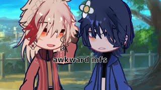 awkward bfs [ kazuscara / kazuha x scaramouche skit ]