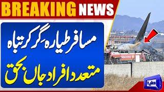 Passenger Plane Crashes in South Korea | Plane Crash | Sad Incident | Dunya News