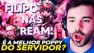  NOVO VÍDEO do FILIPOPPY! ESSE CARA É MUITO BOM! MINERVA REAGE ao MONO POPPY NAS STREAM #18 