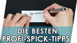 Spicken in der Schule  Spicker verstecken  Spickertipps Teil 1 | Spicker für die Schule