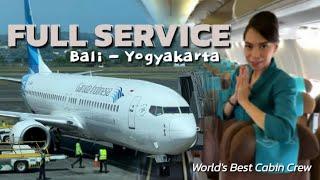 LAYANAN TERBAIK DI RUTE INI | Flight Review Garuda Indonesia Bali-Jogja | Boeing 737-800 PK-GMA