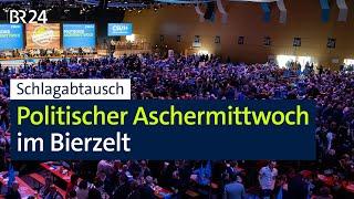 Politischer Aschermittwoch in Niederbayern: CSU, SPD, Grüne, Freie Wähler und AfD | BR24