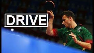 Forehand and Backhand Drives Technique Table Tennis Hit training Накат слева и справа  s#1
