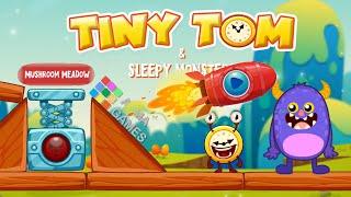 Tiny Tom and sleeping monsters | Mushroom Meadow | Cute Little Games