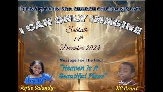 Children's Day 14th Dec. 2024 "Heaven Is A Beautiful Place" Presenters - KC Grant And Kylie Salandy