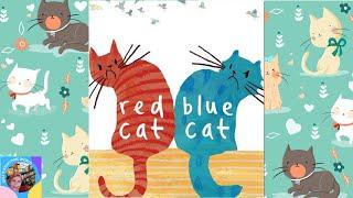 RED CAT,BLUE CAT┃ A Cute for Young Kids┃ Read Aloud Book with Dixy's Storytime World