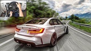 Drifting BMW M3 G80 - Assetto Corsa (Steering Wheel + Shifter) Gameplay