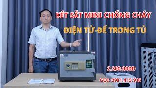 Két sắt mini điện tử chống cháy nhỏ gọn để tủ Việt Nhật VN22DT có điều gì đặc biệt?