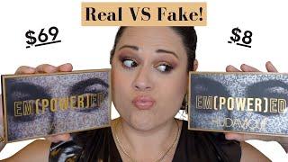 Is It A Dupe Though?! Testing The REAL Huda Empowered Palette vs The Temu FAKE!